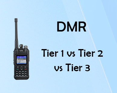 Difference between DMR Tier 1, 2, and 3