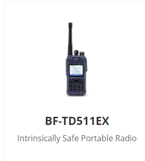 BF-TD511EX Intrinsically Safe Portable Radio