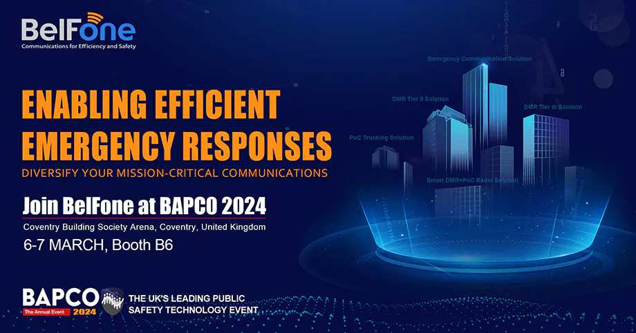 Join BelFone at BAPCO 2024 to diversify Your Mission-critical Communications